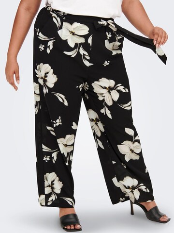 ONLY Carmakoma Loose fit Pleat-Front Pants in Black