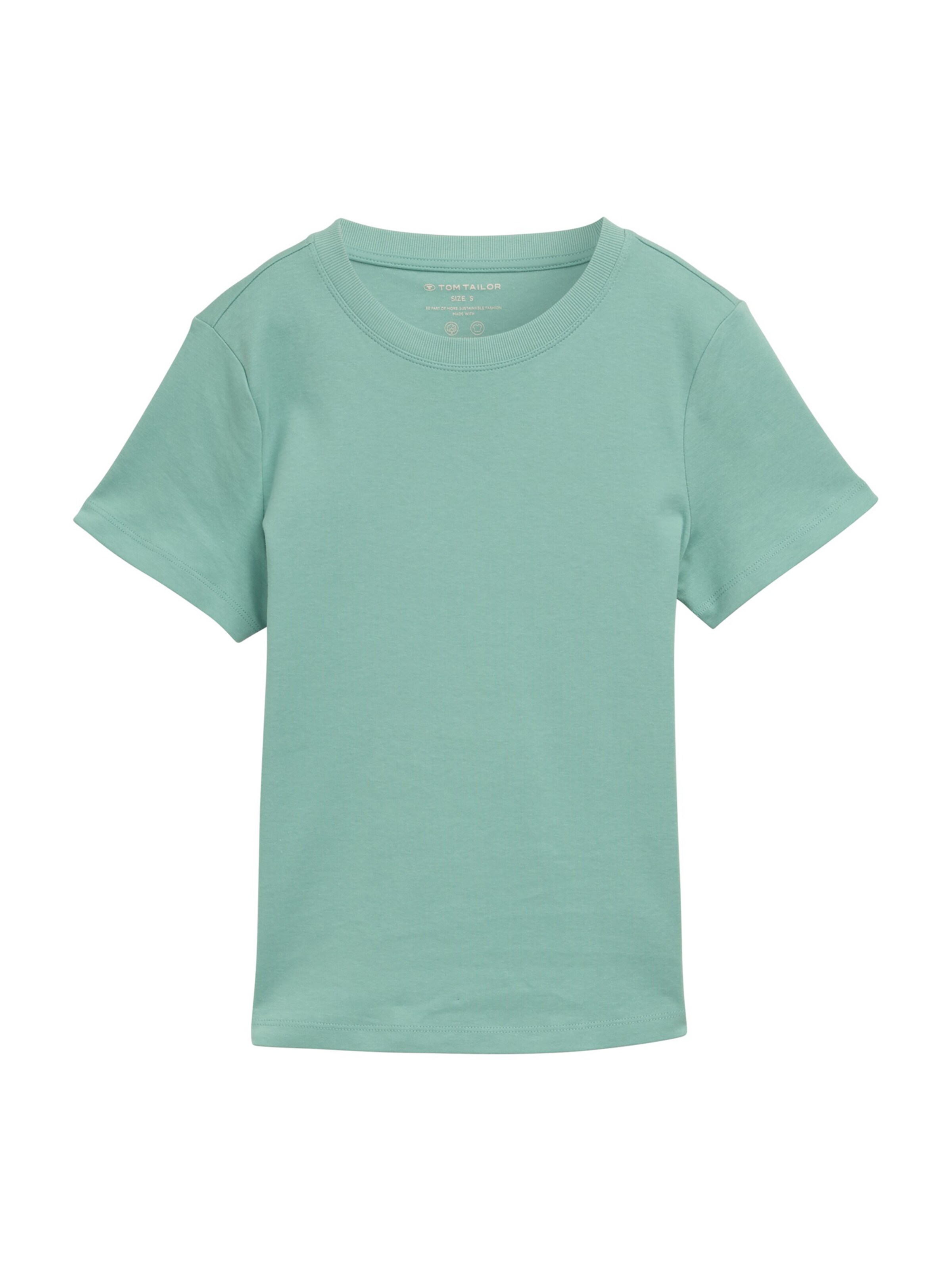 TOM TAILOR - Camisa em verde: frente