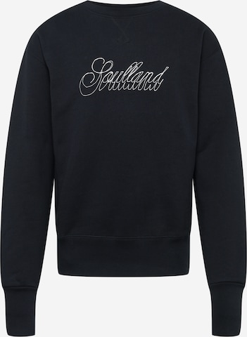 Soulland Sweatshirt in Black: front