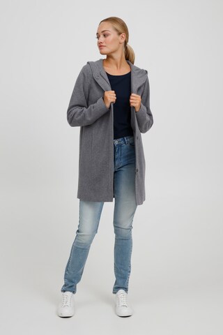 Oxmo Between-Seasons Coat 'Nelina' in Grey