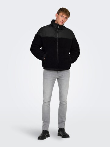 Veste d’hiver 'ONSEli' Only & Sons en noir