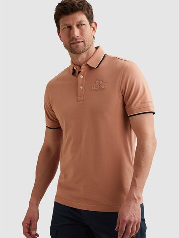PME Legend T-shirt 'Polo shirt in piqué with artwork' i rosa