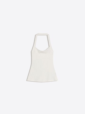 Bershka Top | bela barva