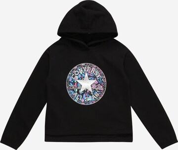 CONVERSE Sweatshirt in Schwarz: predná strana