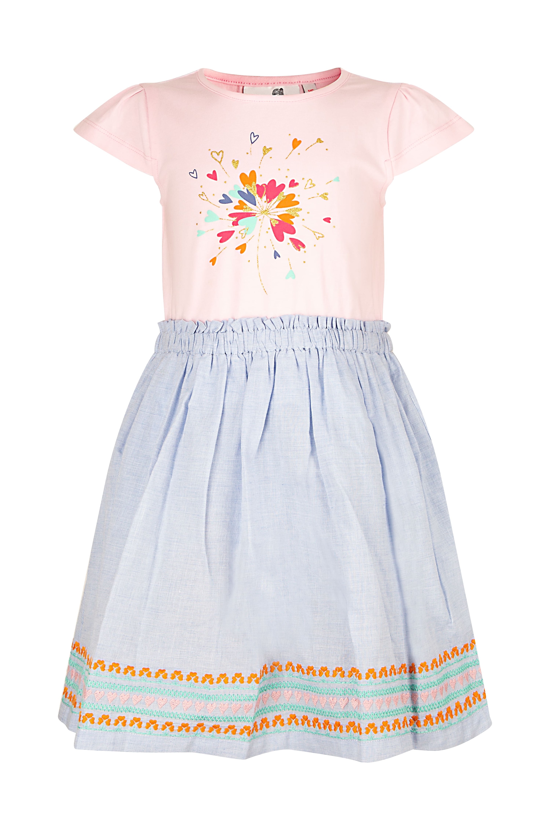 happy girls - Vestido en rosa: frente