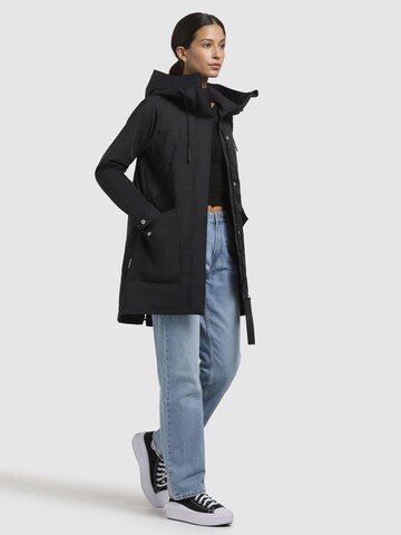 Cappotto di mezza stagione 'Venga' di khujo in nero