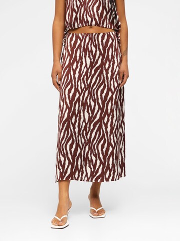 OBJECT Skirt 'JABINA' in Brown: front