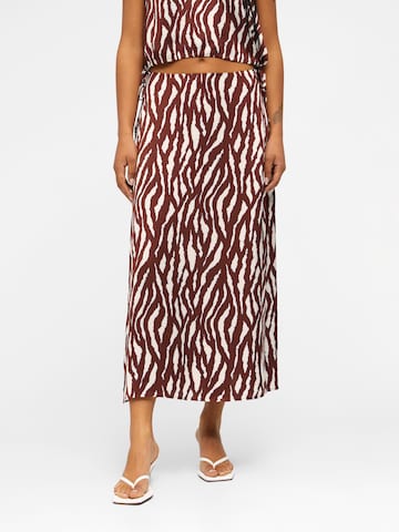 OBJECT Skirt 'JABINA' in Brown: front