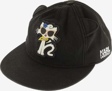 Karl Lagerfeld Hat & Cap in One size in Black: front