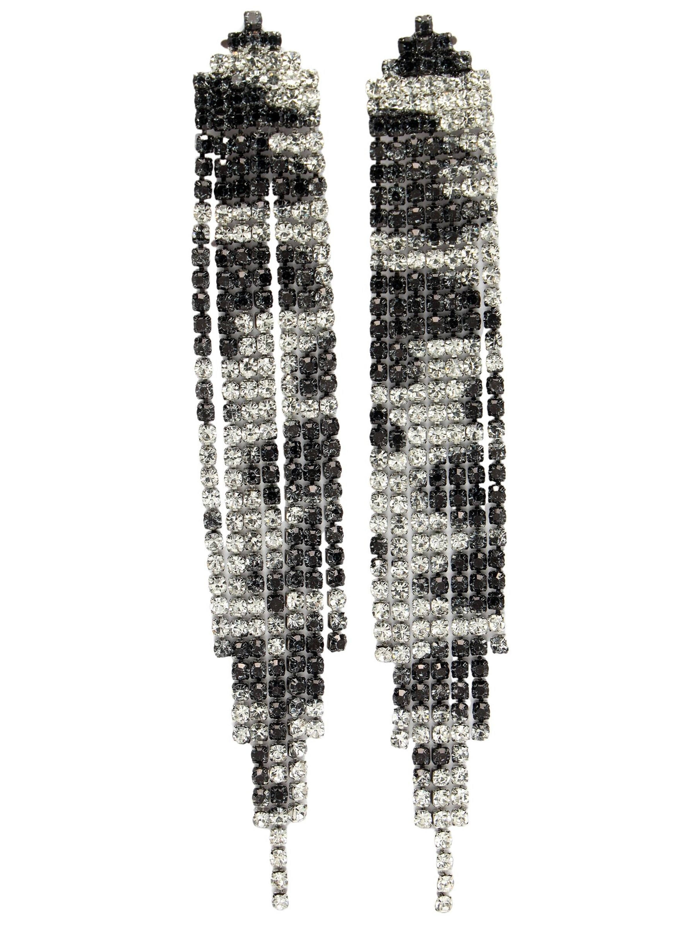 AVANT-GARDE PARIS - Pendientes 'Beatasa' en negro: frente