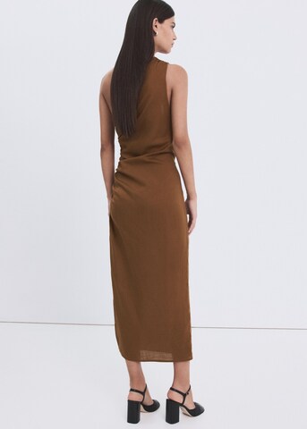 MANGO Dress 'Naty' in Brown