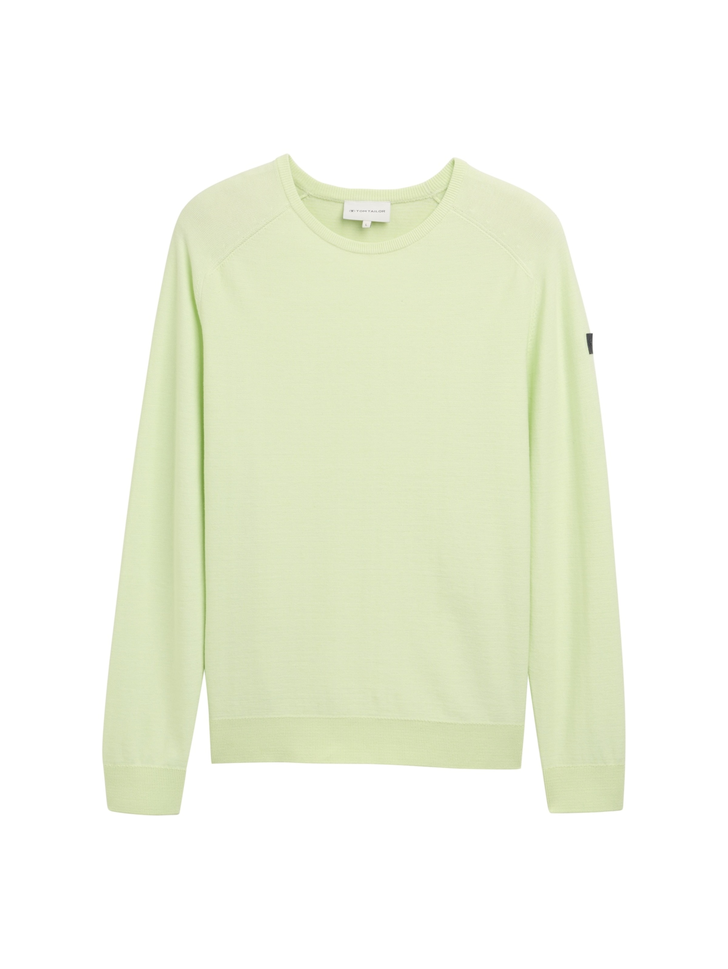 TOM TAILOR Sweater in Green: front