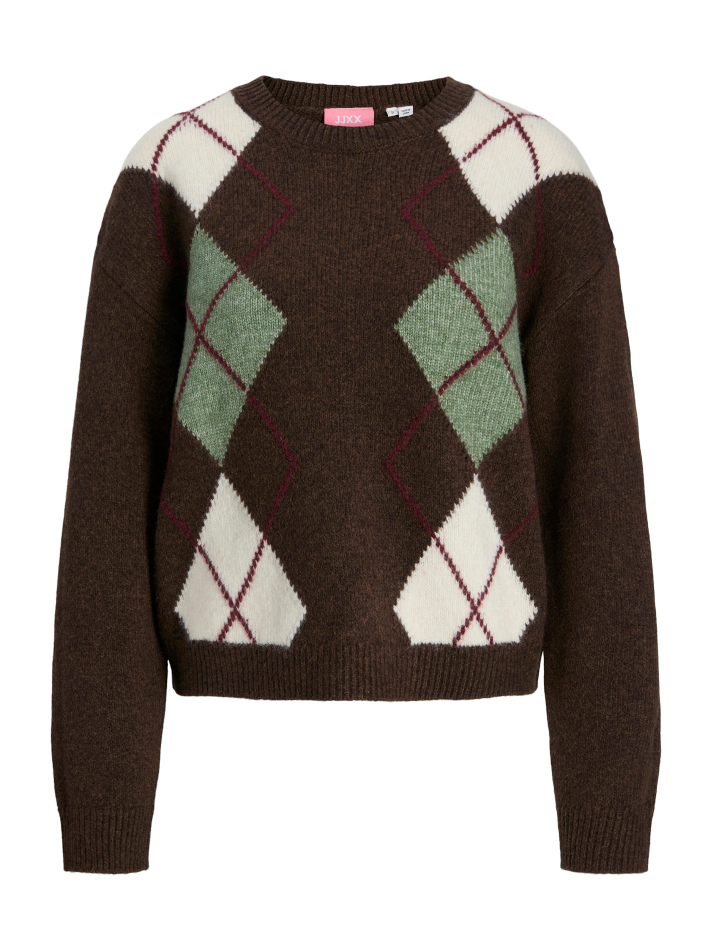 JJXX - Jersey 'HARVI' en marrón: frente