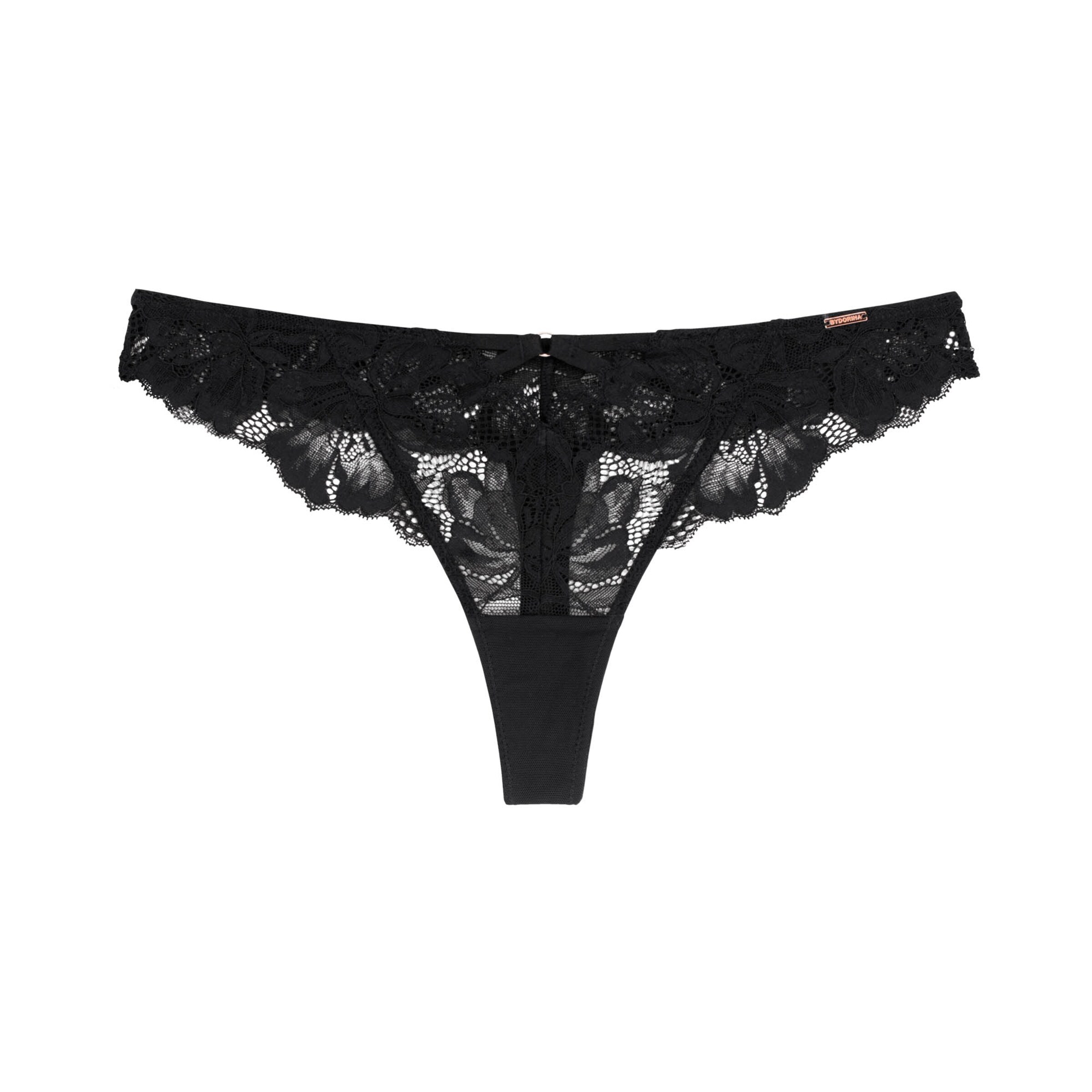 Dorina Стринг 'SEDAN' в черно: отпред