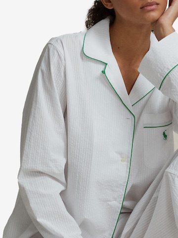 Polo Ralph Lauren Pyjama ' Madison PJ Set - Summer Soft Seersucker ' in Weiß