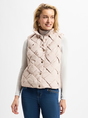 COMMA Vest in Beige: front
