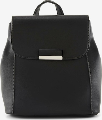 TOM TAILOR DENIM - Mochila 'Madrid' em preto: frente