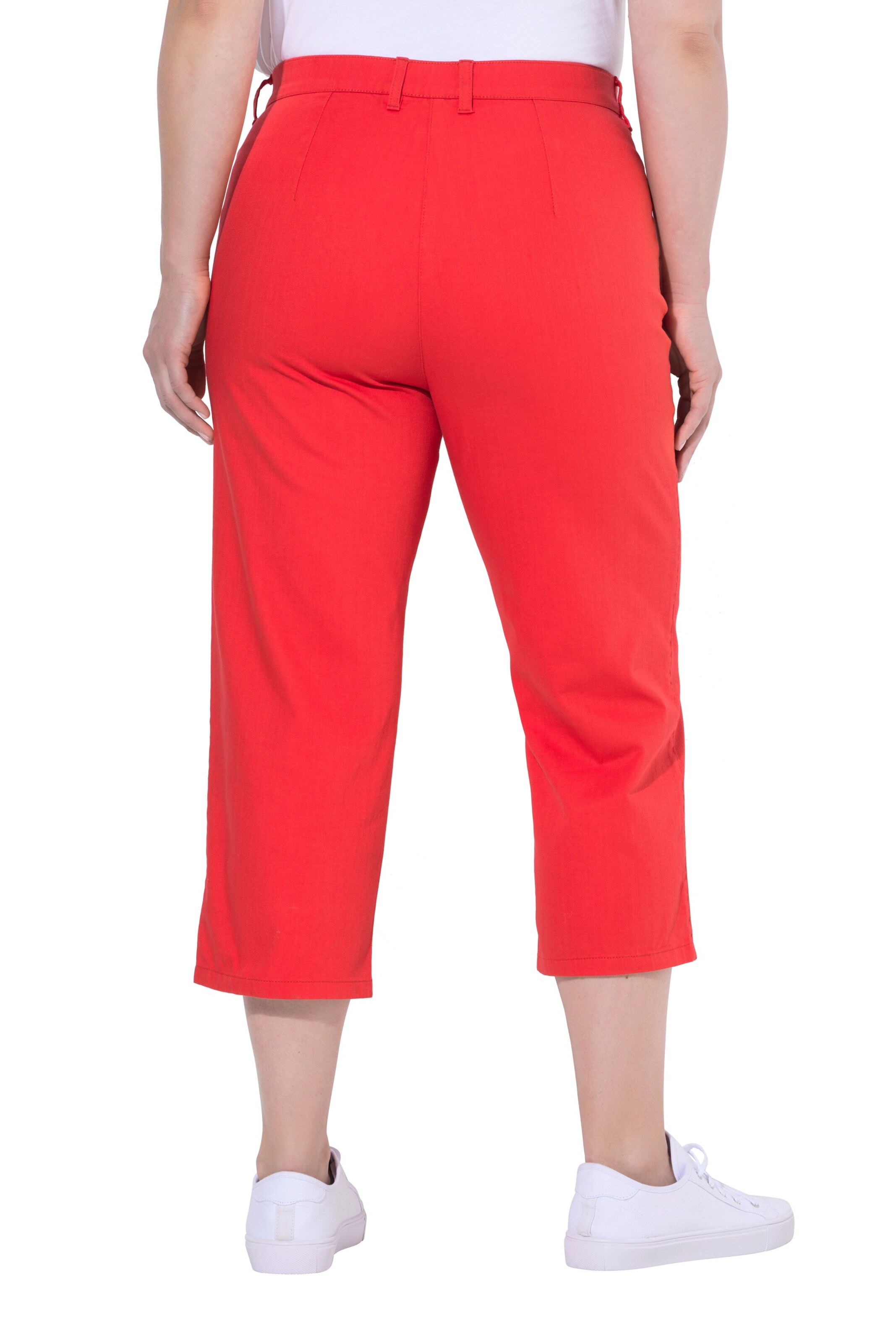 Ulla Popken Regular Trousers in Red