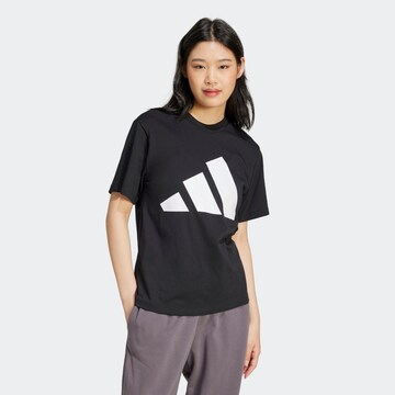 ADIDAS SPORTSWEAR Функциональная футболка в Черный: спереди