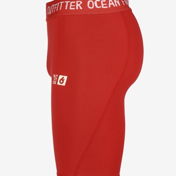 OUTFITTER Skinny Sportondergoed 'Tahi' in Rood