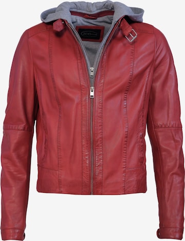 JCC Lederjacke in Rot: Vorderseite