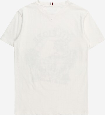 T-Shirt 'GREETINGS FROM' TOMMY HILFIGER en blanc