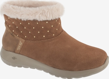SKECHERS Schnürstiefel in Braun: Vorderseite