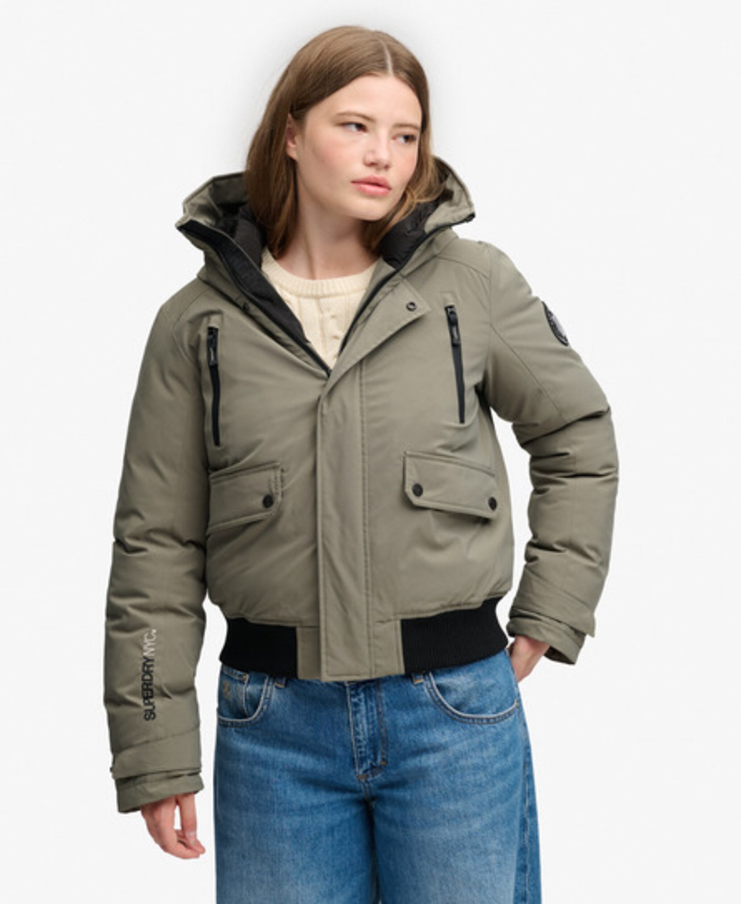 Superdry & Co Vinterjakke 'City' i grøn