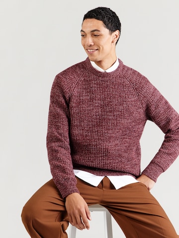 Barbour Sweter 'Horseford' w kolorze fioletowy: przód