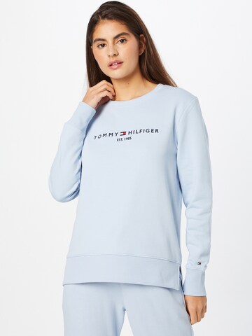 Sweat-shirt TOMMY HILFIGER en bleu : devant