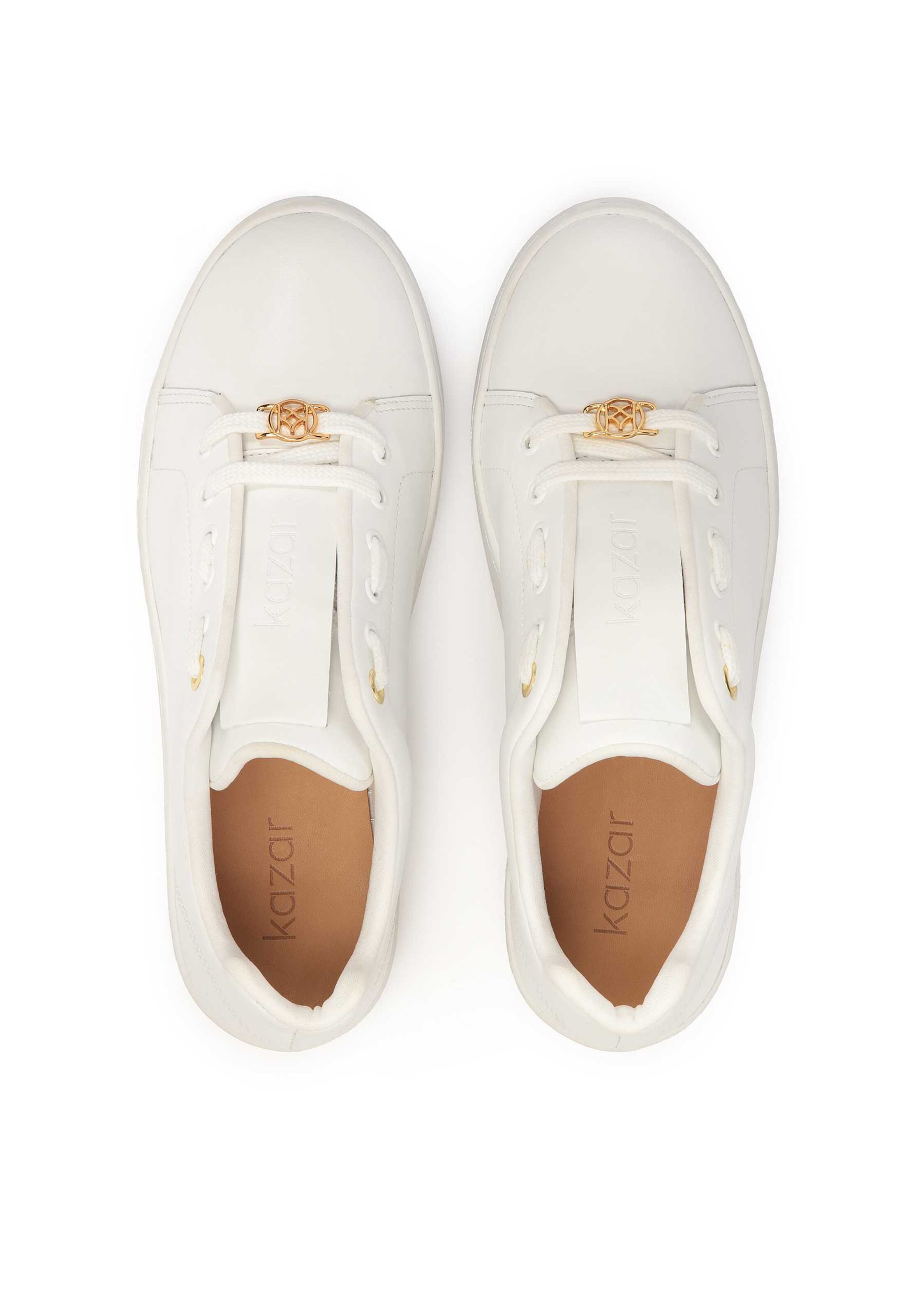 Kazar Platform trainers in White