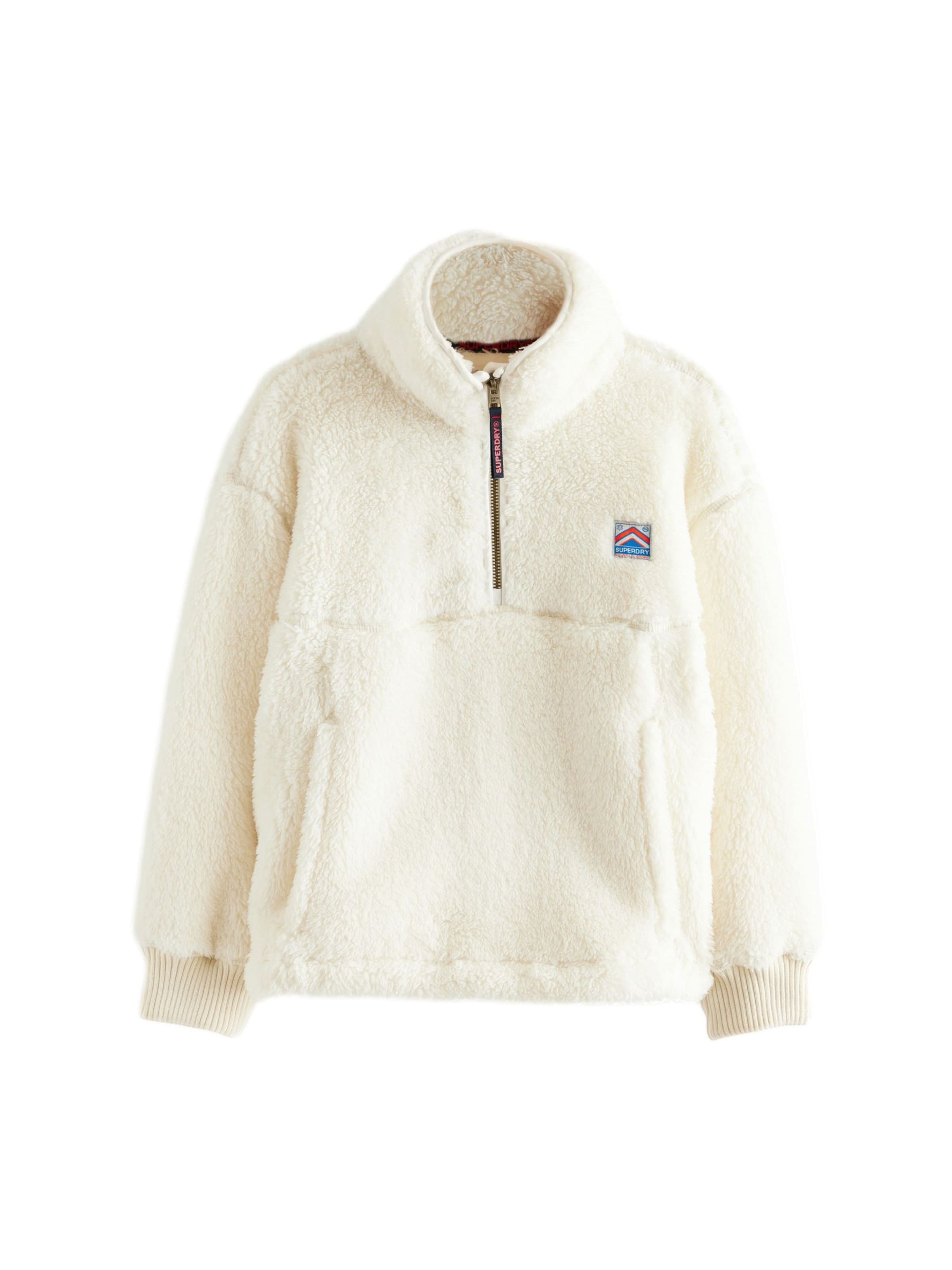 jauktas krāsas Superdry Flīsa jaka: no priekšpuses