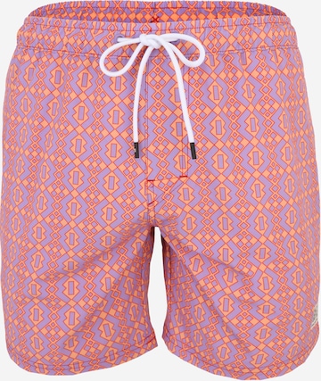 BRUNOTTI Plavecké šortky - Fialová: predná strana