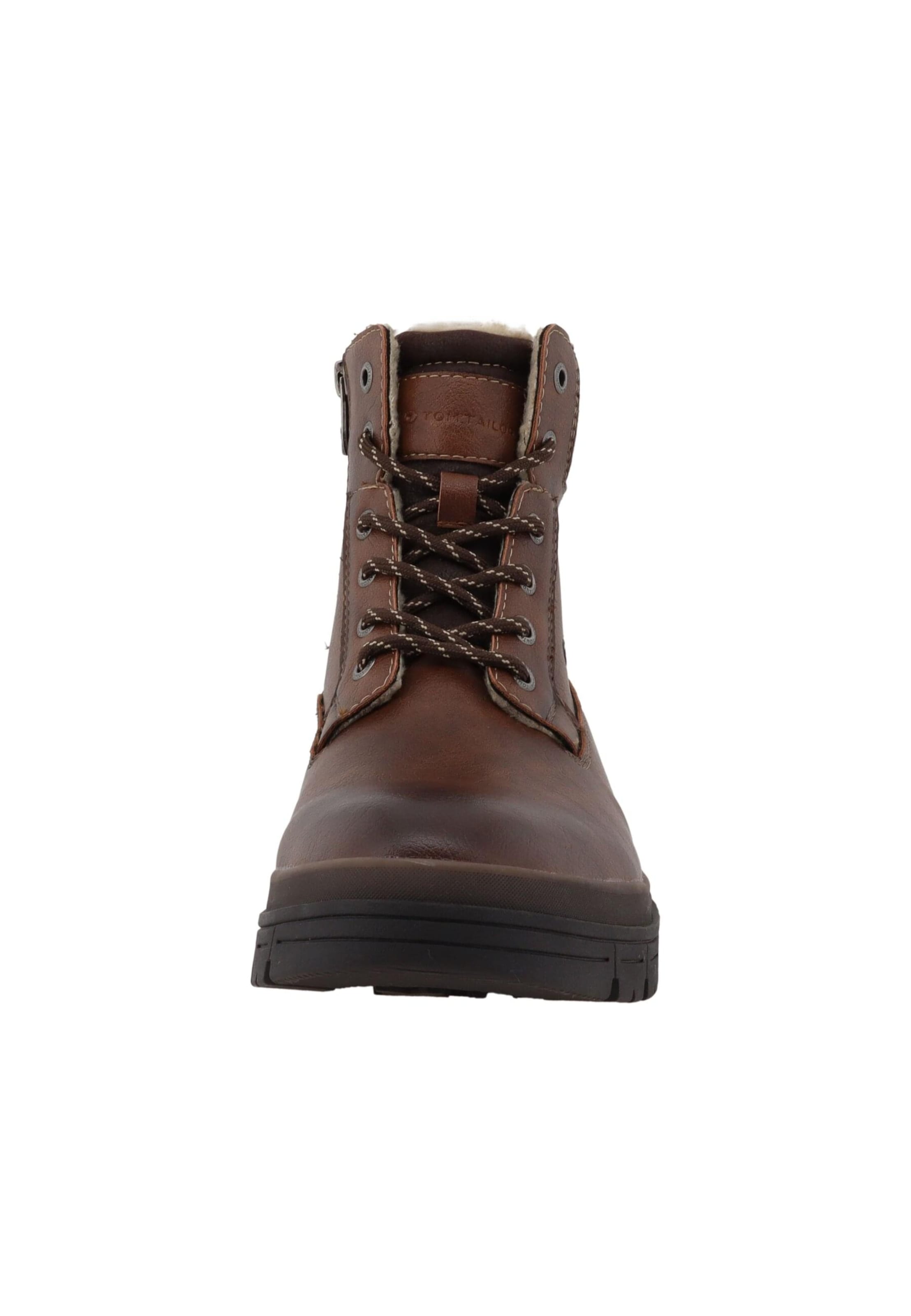 TOM TAILOR Veterboots in Bruin