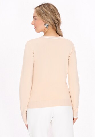 faina Trui in Beige