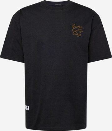 DENHAM - Camiseta 'LOND' en negro: frente