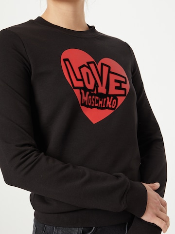 Love Moschino Bluzka sportowa w kolorze czarny