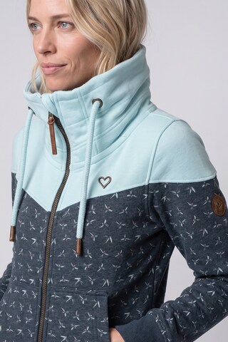 alife & kickin - Sudadera con cremallera 'ValinaAK B' en azul