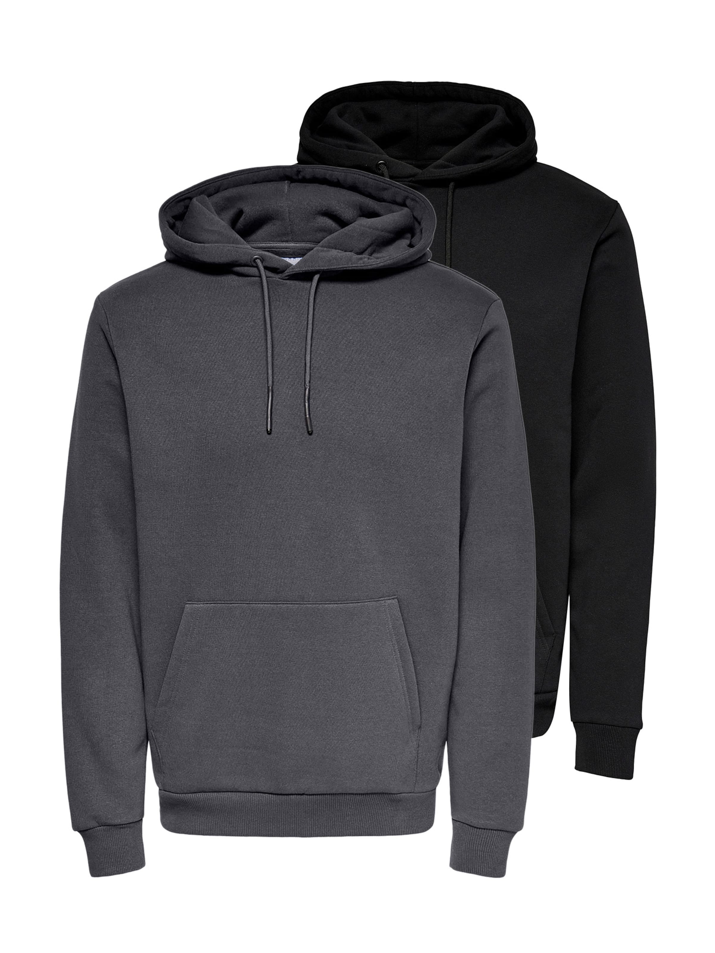 Only & Sons Sweatshirt 'Ceres' in Grijs: voorkant