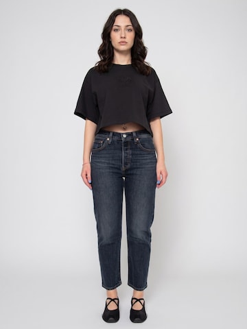 LEVI'S ® Luźne Jeansy '501 CROP' w kolorze niebieski: przód