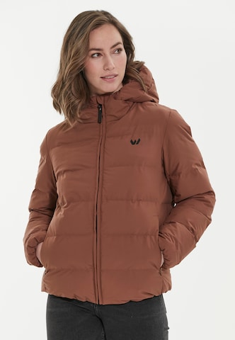 Veste de sport 'Janine' Whistler en marron : devant