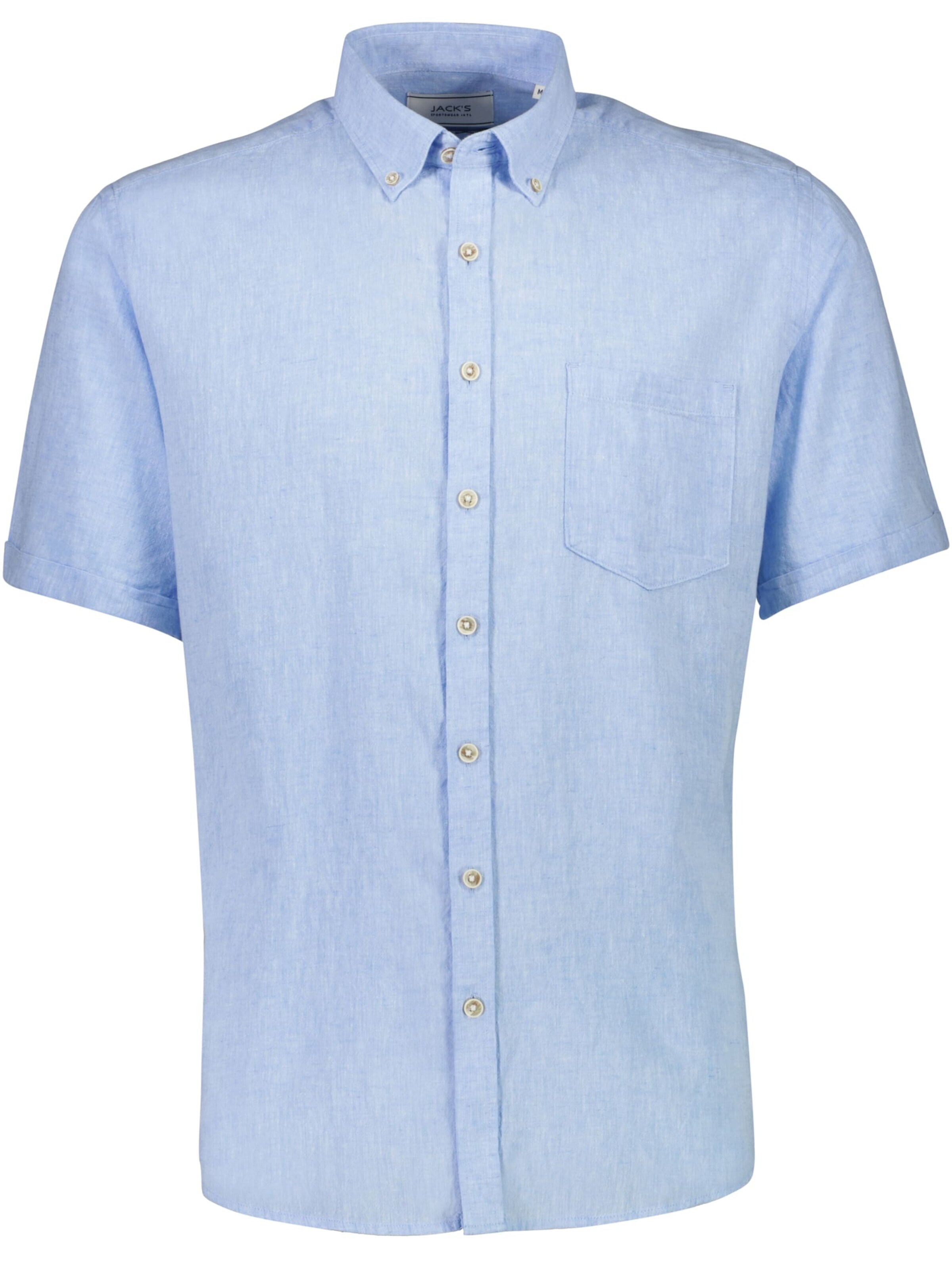 Jack's Regular fit Button Up Shirt in Blue: front