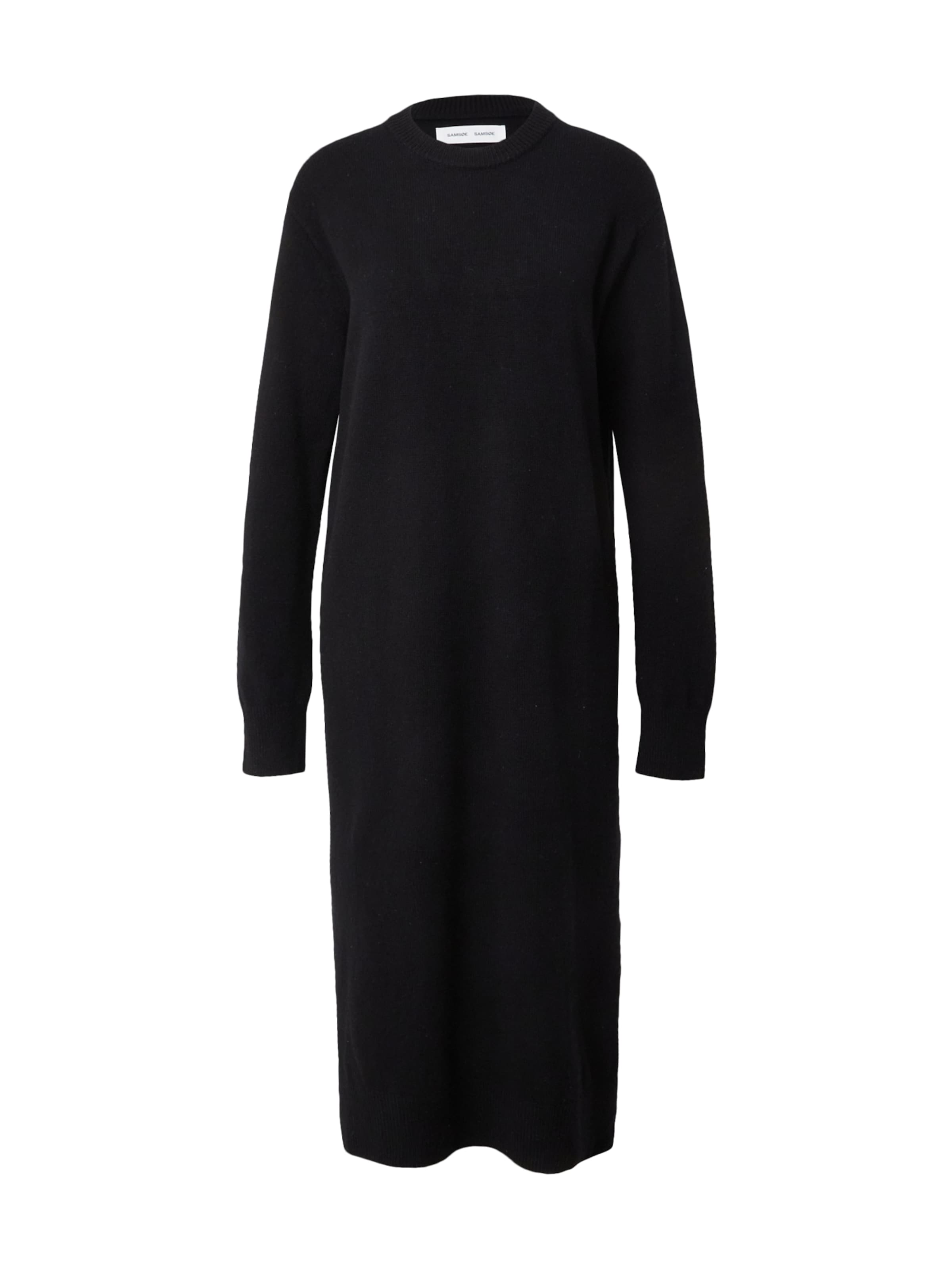 Robes en maille 'Sacharlotte' Samsøe Samsøe en noir : devant