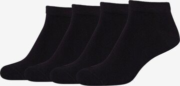 camano Ankle Socks in Black: front