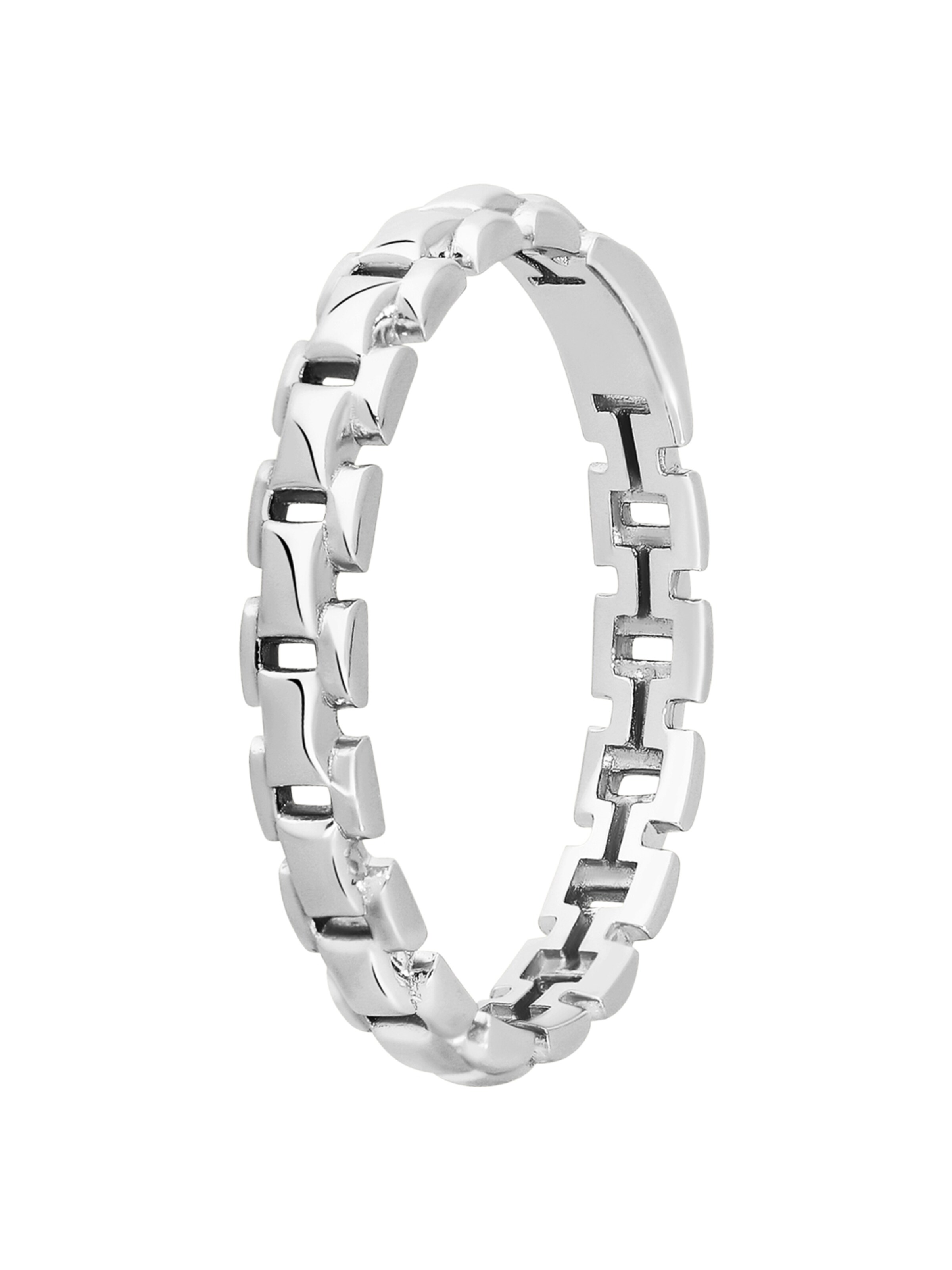 Lucardi Ring in Silber: Vorderseite