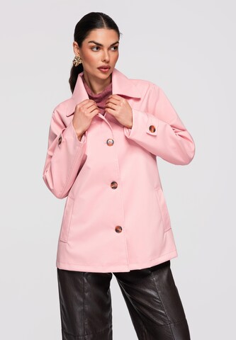 Manteau mi-saison 'OW-COLC-0114' Ombre en rose
