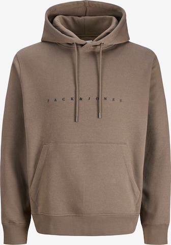 Jack & Jones Plus Sweatshirt 'JJESTAR' i brun: forside