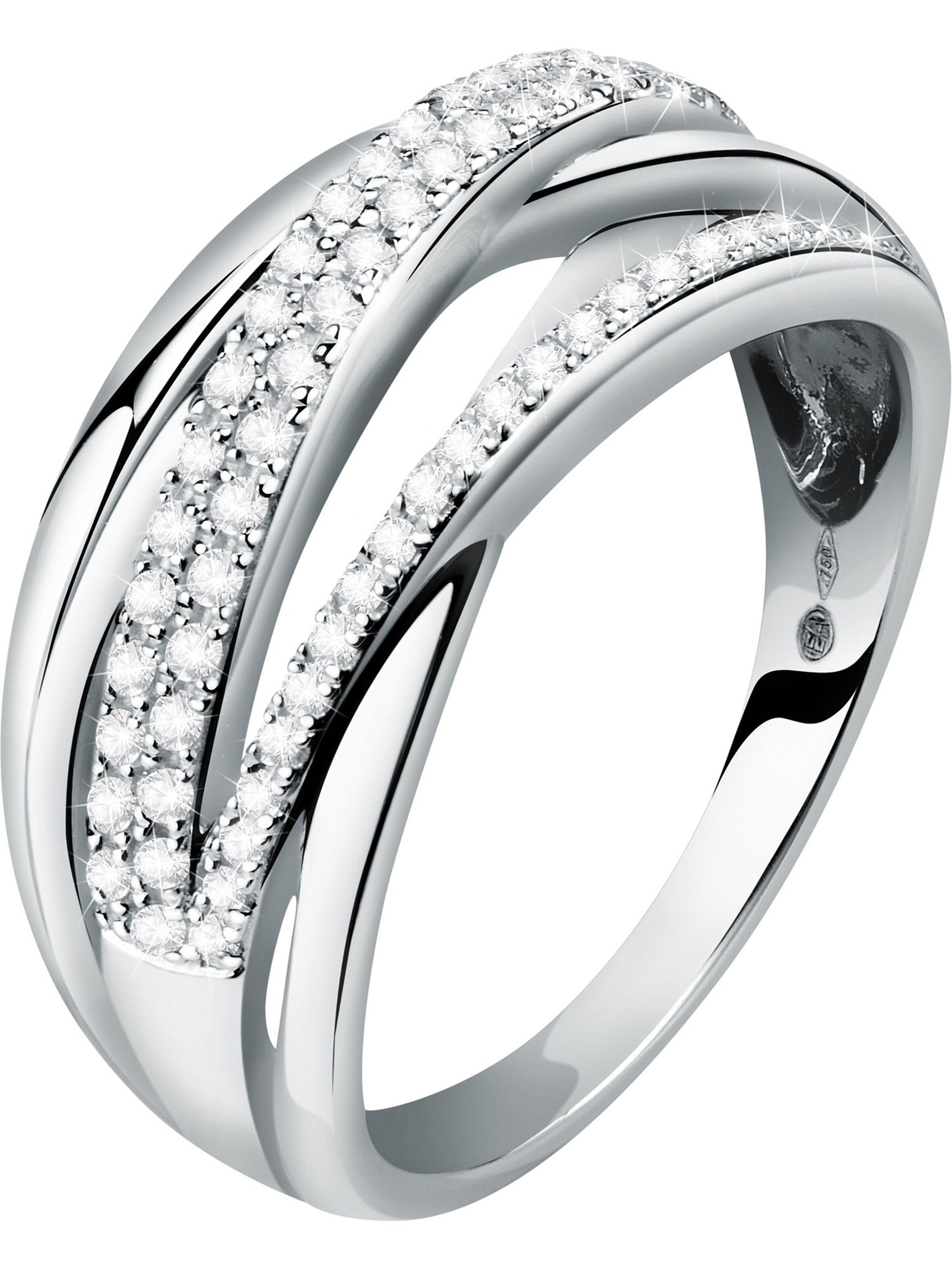 CHRIST Ring in Weiß: Vorderseite