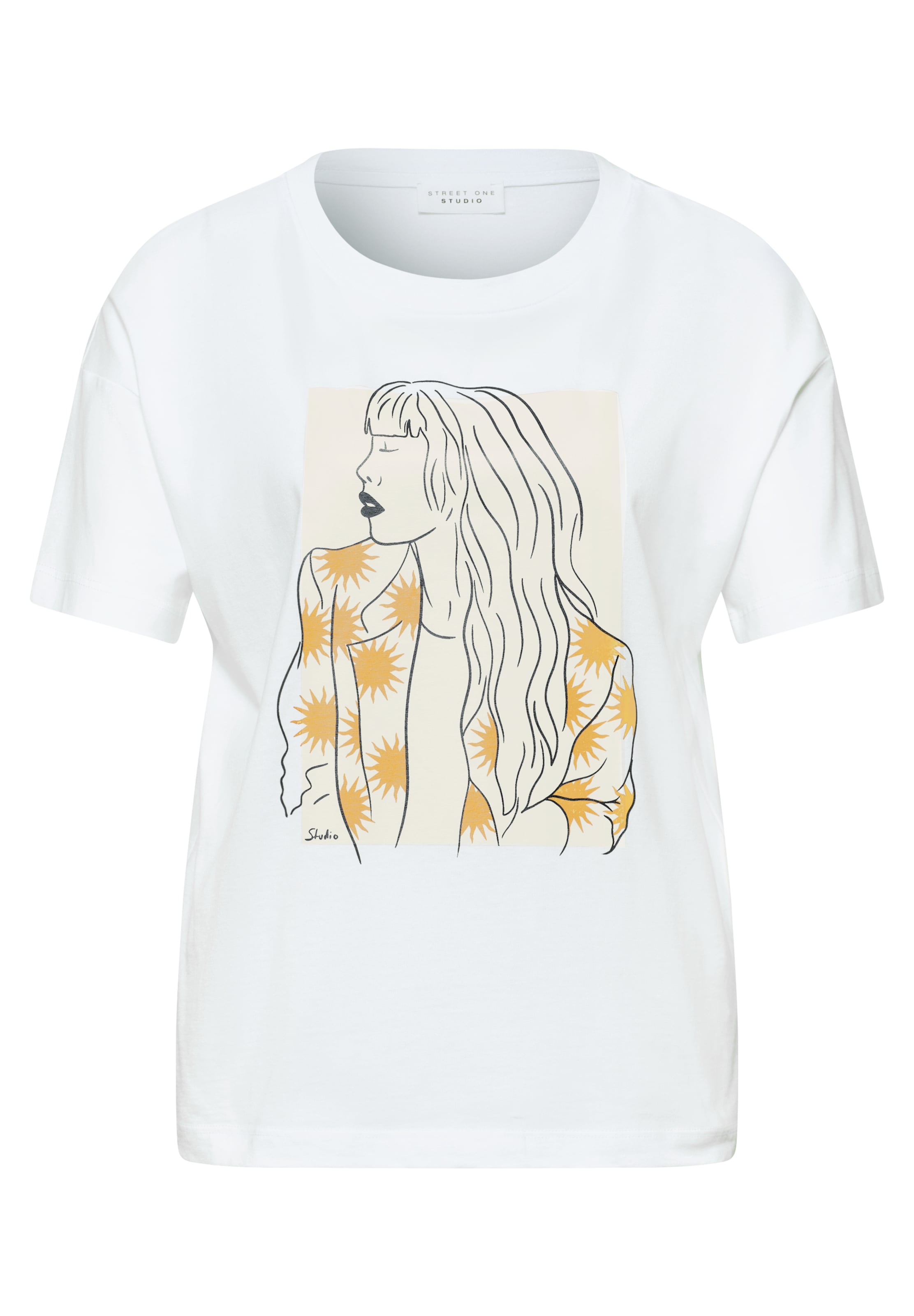 Street One Studio Shirt in White: front
