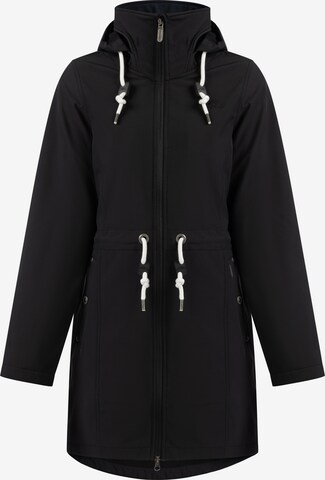 ICEBOUND Raincoat 'Altiplano' in Black: front
